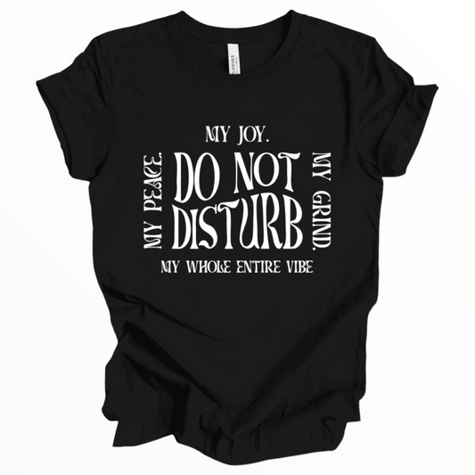 Do Not Disturb My Vibe Shirt, Positive Vibe Shirt, Unisex T-Shirt