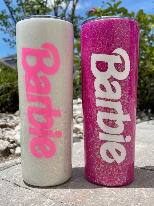 Barbie Glitter Tumbler, Glitter Tumbler, Glitter…