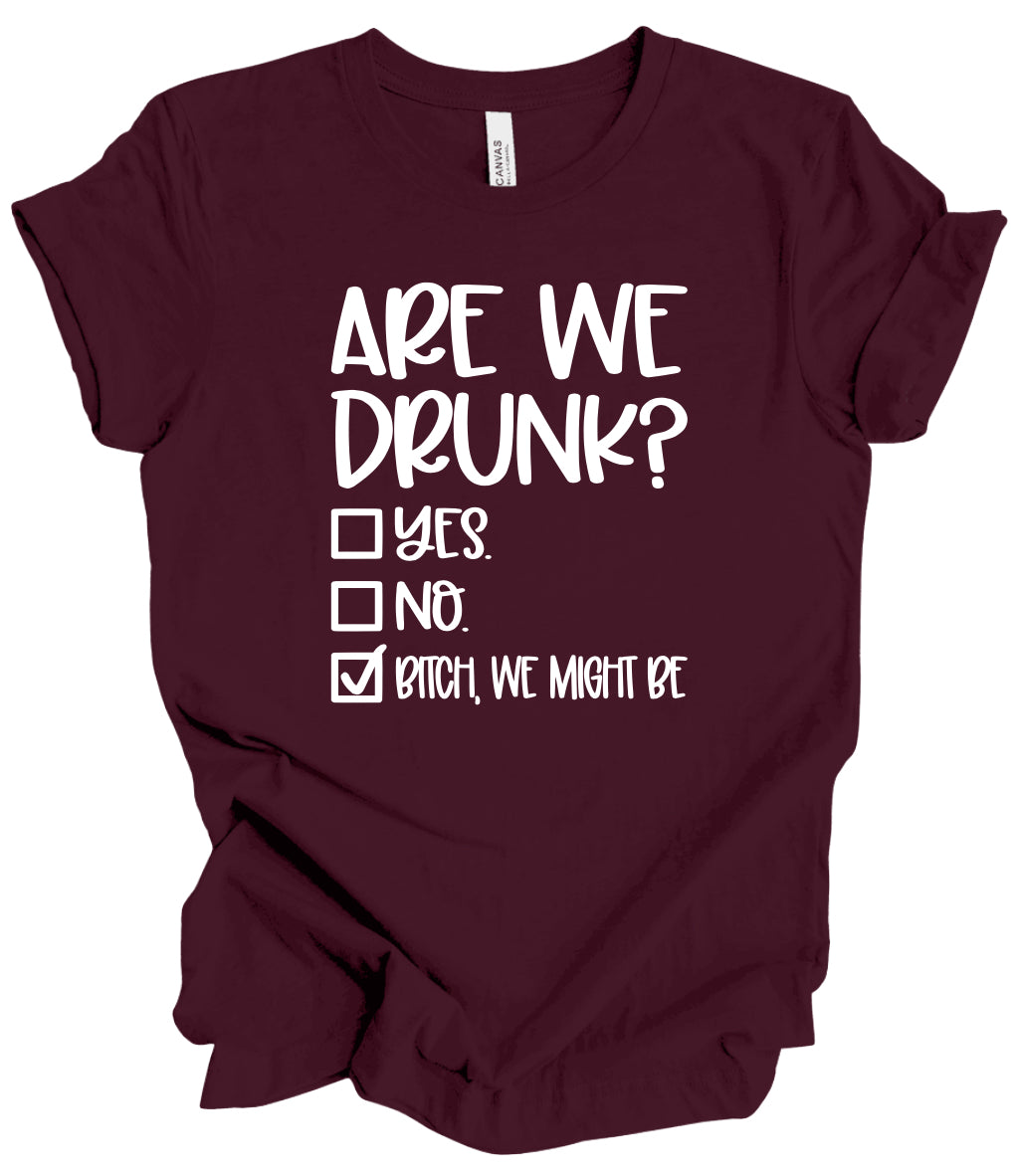 Are We Drunk Shirt, Girls Weekend Shirt, Humor Shirt