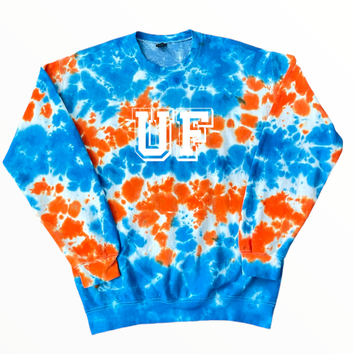 UF Tie Dye Sweatshirt, Tie Dye Shirt, Collegiate Shirt