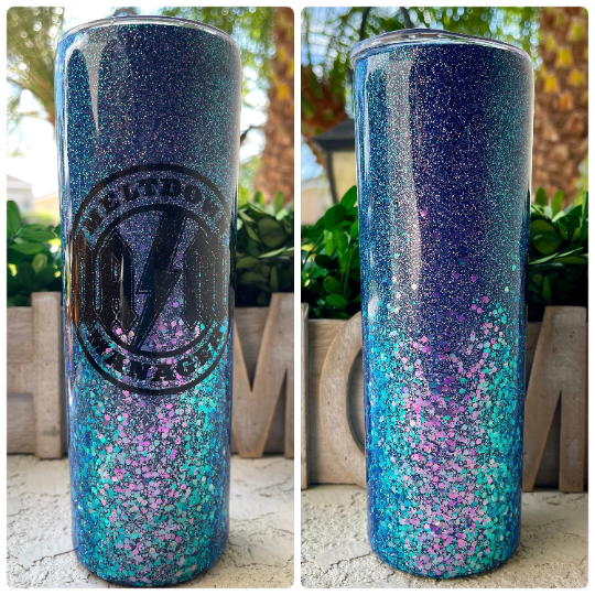 Mama Meltdown Manager Tumbler, Glitter Tumbler