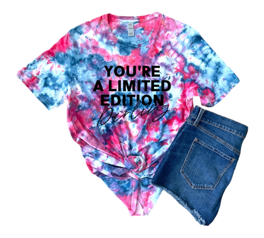 You’re a Limited Edition Darling Shirt, Cotton Candy Tie Dye T-Shirt, Tie Dye Shirt