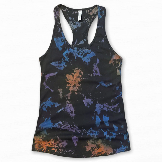 Reverse Tie Dye Tank Top