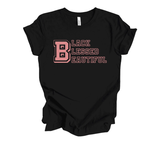 Black-Blessed-Beautiful T-Shirt, Melanin Shirt, Black Woman…