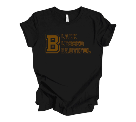 Black-Blessed-Beautiful T-Shirt, Melanin Shirt, Black Woman…