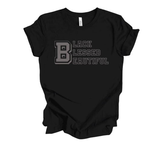 Black-Blessed-Beautiful T-Shirt, Melanin Shirt, Black Woman…