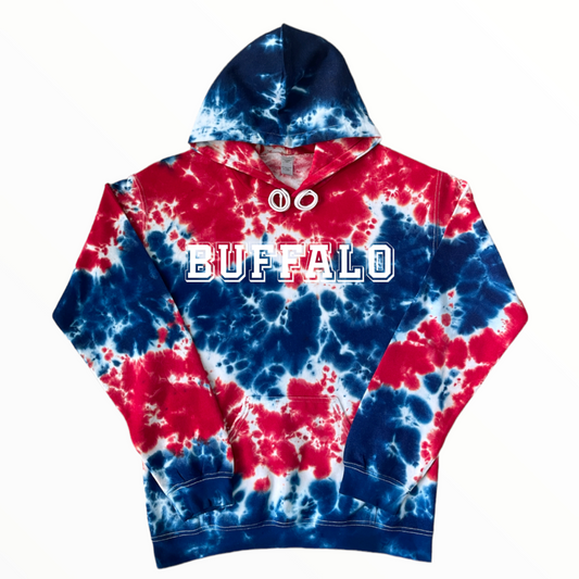 Buffalo Tie Dye Sweatshirt, Football Shirt, Sport Shirt